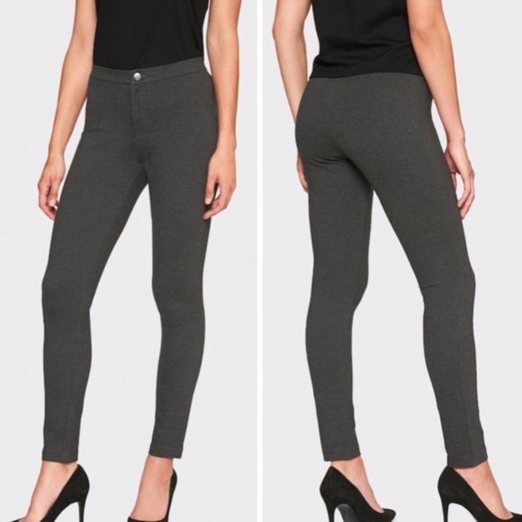 BANANA REPUBLIC Grey Skinny Pull On Pants